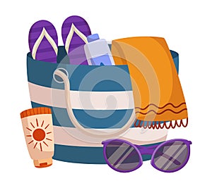 Beach Bag, Spacious And Sturdy Accessory For All Your Seaside Essentials such as Towel, Slippers, Sunglasses, Sunscreen