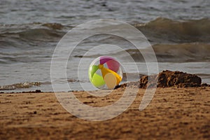 Beach Ball on Ocean Beach