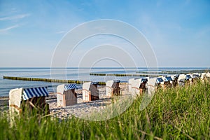Beach at the Baltic sea coast in Germany