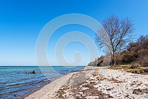 Beach on the Baltic Sea coast on the island Poel, Germany
