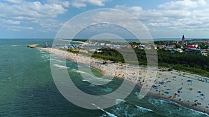 Beach Baltic Sea Wladyslawowo Plaza Morze Aerial View Poland