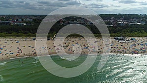 Beach Baltic Sea Wladyslawowo Plaza Morze Aerial View Poland