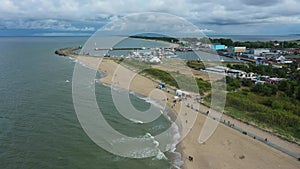 Beach Baltic Sea Wladyslawowo Plaza Morze Baltyckie Aerial View Poland