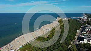 Beach Baltic Sea Wladyslawowo Plaza Morze Baltyckie Aerial View Poland