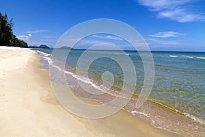 Beach Ban Krut Beach idyllic with sky in summer