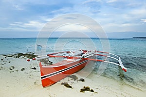 Beach Banka outrigger fishing boat philippines