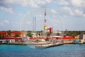 Beach Bar on Cozumel Pier