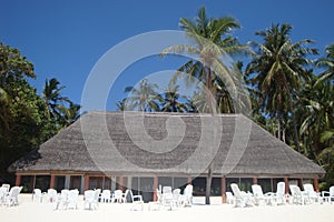 Beach bar on Fihalhohi Island