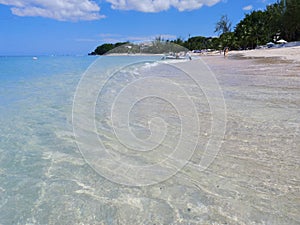 Beach in Barbados, West Indies