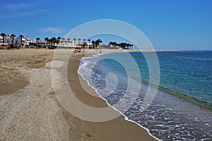 Beach Barquicos Cocones from Carboneras Almeria Andalusia Spain