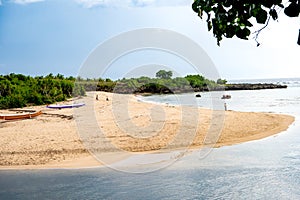 Beach and bay of Kodi, Sumba Island, Nusa Tenggara photo