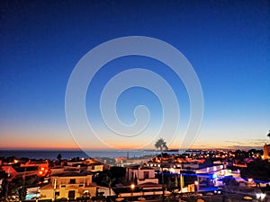 Beach Bayview city Portugal skyline