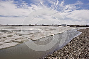 Beach on the Beaufort Sea, Arctic Ocean