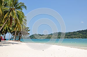 Beach on Beras Basah Island photo