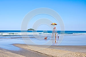 Beach of Bertioga (Brazil)