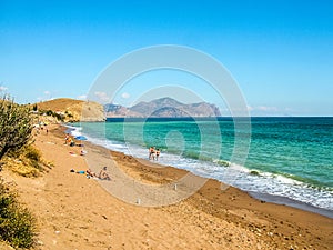 Beach on the Black Sea coast