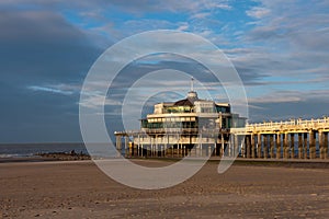 Beach in Blankenberge, Belgium