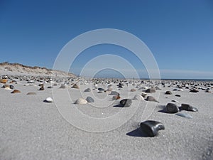 At the beach of Blavand / Denmark photo