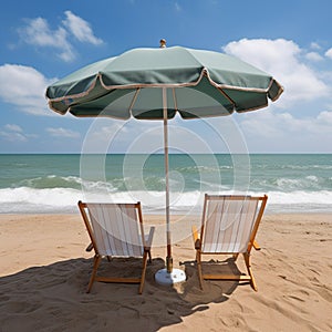 Beach bliss under a bright sun