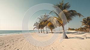 Beach bliss under a bright sun