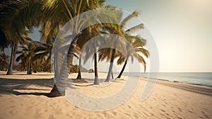 Beach bliss under a bright sun