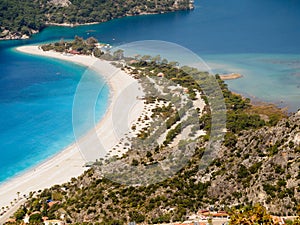 Beach of blue lagoon. Oludeniz. Turkey. photo