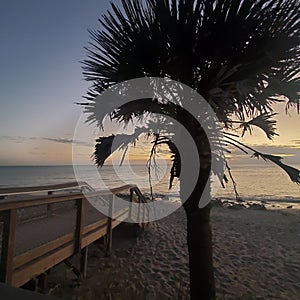 Beach Boardwalk in florida