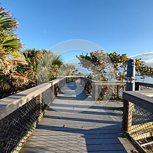 Beach Boardwalk in florida