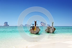 Beach and boats, Andaman Sea