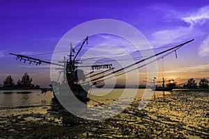 Ã Â¸ÂºBeach, Boats and Sunset