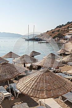 Beach in Bodrum, Turkey