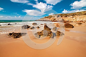 Beach Bolonia, province Cadiz, Andalucia, Spain photo