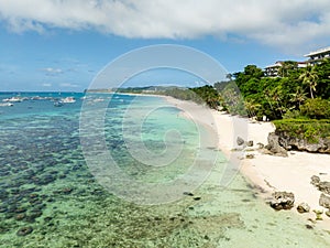 Beach in Boracay, Philippines.