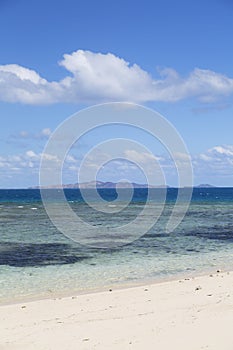 Beach on Bounty Island, Mamanuca Islands, Fiji