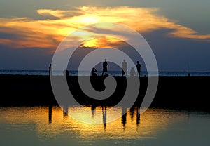 Beach Boys: Playing and Fishing