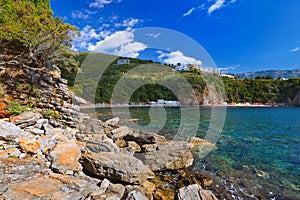 Beach at Budva Montenegro