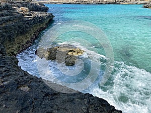 Beach Burgit in Mondrago Nature Park, Mallorca, Santanyi, Spain