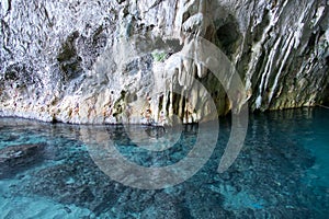 Beach in Cala Gonone, Orosei Gulf, Sardinia, Italy