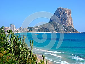 Beach in Calpe,Spain