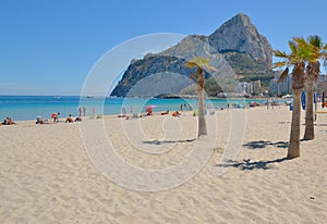 Beach of Calpe, Spain