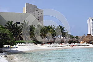 Beach in Cancun, Mexico