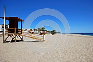 Beach, Carboneras, Andalusia, Spain.