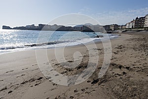 The beach of Castro Urdiales