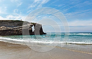 Beach cathedrals on the Bay of Biscay