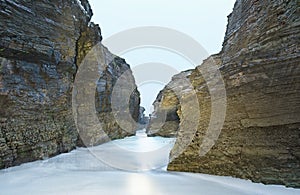 Beach cathedrals on the Bay of Biscay