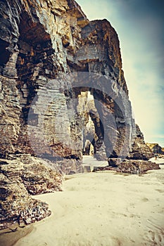 Beach of the Cathedrals, Galicia Spain. Place to visit