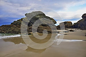 Beach of the Cathedrals. Praia de Augas Santas, Ribadeo photo