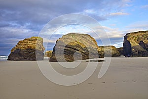 Beach of the Cathedrals. Praia de Augas Santas, Ribadeo photo