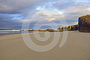 Beach of the Cathedrals. Praia de Augas Santas, Ribadeo photo