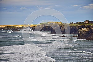 Beach of the Cathedrals. Praia de Augas Santas, Ribadeo photo